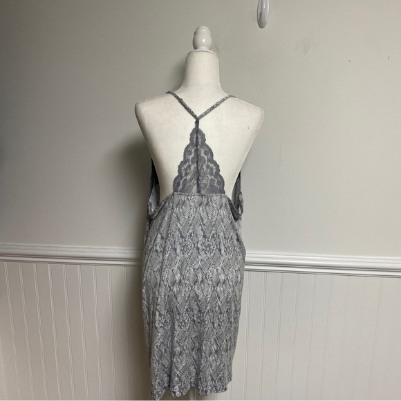 INC intimates women’s size 2X nightgown soft lace trim snake skin - Picture 3 of 6